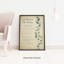 Load image into Gallery viewer, Go to the limits Rilke Poem - Let everything happen to you... No feeling is final UNFRAMED