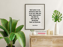 Load image into Gallery viewer, Jocko Willink Print - Discipline Equals Freedom