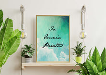 Load image into Gallery viewer, In Omnia Paratus print - Latin phrase print - UNFRAMED