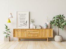 Load image into Gallery viewer, Hope is the thing with feathers - Emily Dickinson - Poetry Wall art - Unframed print