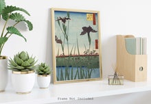Load image into Gallery viewer, Hiroshige Print - Japanese Art - Horikiri Iris Garden - One Hundred Views of Edo