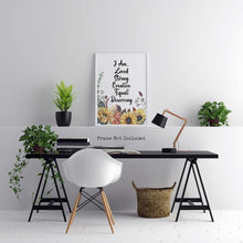 Load image into Gallery viewer, Personalized Affirmation Poster - Positive Affirmation Wall Art - I Am Loved, I Am Strong, I Am Deserving - Physical Print Without Frame