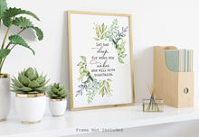 Load image into Gallery viewer, Let Her Sleep, For When She Wakes She Will Move Mountains - Girl's bedroom wall art - UNFRAMED