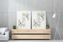 Load image into Gallery viewer, Set Of 2 Nursery Prints - Let Her Sleep, For When She Wakes She Will Move Mountains & Though she be but little, she is fierce!