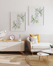 Load image into Gallery viewer, Set Of 2 Nursery Prints - Let Her Sleep, For When She Wakes She Will Move Mountains & Though she be but little, she is fierce!