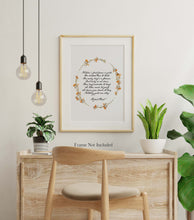 Load image into Gallery viewer, Robert Frost Poem Print - Nothing gold can stay