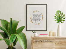 Load image into Gallery viewer, Robert Frost Poem Print - Nothing gold can stay
