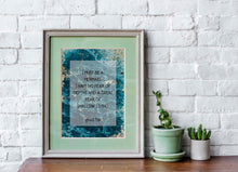 Load image into Gallery viewer, Anaïs Nin Print - I must be a Mermaid