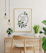Load image into Gallery viewer, Tell me what is it you plan to do with your one wild and precious life? Poetry Wall Art