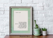 Load image into Gallery viewer, Langston Hughes Poem Print - Dreams Poem - Hold Fast To Dreams UNFRAMED