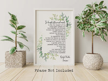 Load image into Gallery viewer, Emerson - To Laugh Often and Much Ralph Waldo Emerson Quote - UNFRAMED