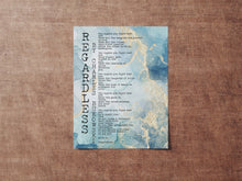 Load image into Gallery viewer, Charles Bukowski Regardless Poem Print