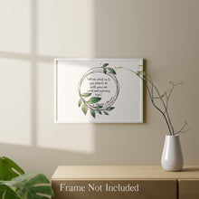 Load image into Gallery viewer, Tell me what is it you plan to do with your one wild and precious life? Poetry Wall Art