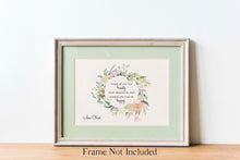 Load image into Gallery viewer, Anne Frank Quote Print - Think of all the beauty - Unframed Poster