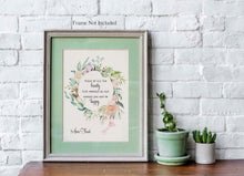 Load image into Gallery viewer, Anne Frank Quote Print - Think of all the beauty that remains - Unframed Poster - Happiness Quote
