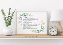 Load image into Gallery viewer, Memorare Prayer Print - Remember Prayer - Unframed Prayer Print - Catholic Prayer - Christian wall art UNFRAMED