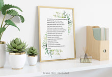 Load image into Gallery viewer, Portuguese Prayer For Peace - Prayer of Saint Francis - Lord, make me an instrument of your peace - Oração de São Francisco