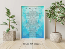 Load image into Gallery viewer, Do Not Love Half Lovers Kahlil Gibran Poem - Art Print Home office Decor poetry wall art Unframed print
