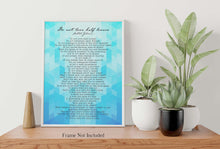 Load image into Gallery viewer, Do Not Love Half Lovers Kahlil Gibran Poem - Art Print Home office Decor poetry wall art Unframed print