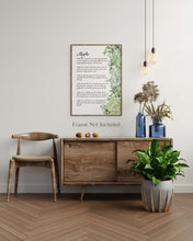 Load image into Gallery viewer, Maybe - Love Poem Print - Wedding Poem Reading - Vows poster print to match a succulent bouquet