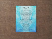 Load image into Gallery viewer, Do Not Love Half Lovers Kahlil Gibran Poem - Art Print Home office Decor poetry wall art Unframed print