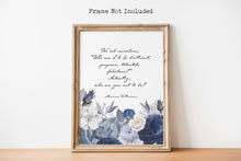 Load image into Gallery viewer, Feminist Art - Our Deepest Fear by Marianne Williamson "Who am I to be brilliant, gorgeous, talented, fabulous?" - Unframed