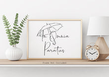 Load image into Gallery viewer, In Omnia Paratus print - Prepared in all things, ready for anything - Latin phrase print
