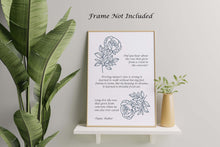 Load image into Gallery viewer, The Rose That Grew from Concrete Tupac Shakur Poem Print - Inspirational Poetry Poster Print - Physical Art Print Without Frame