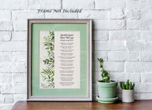 Load image into Gallery viewer, Children Learn What They Live Poem - Dorothy Law Nolte - Wall Art Poster Print - New Parents Gift - Framed And Unframed Options