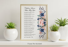 Load image into Gallery viewer, Children Learn What They Live Poem - Dorothy Law Nolte - Wall Art Poster Print - New Parents Gift - Physical Print Without Frame
