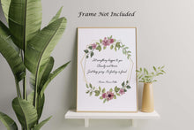 Load image into Gallery viewer, Rilke Quote - Let everything happen to you... No feeling is final Poem Art Poster Print - Physical Print Without Frame