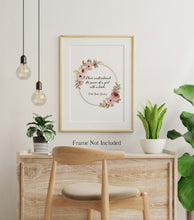 Load image into Gallery viewer, Never underestimate the power of a girl with a book - Ruth Bader Ginsburg Wall Art - RBG Print - Physical Art Print Without Frame