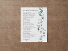 Load image into Gallery viewer, Do Not Love Half Lovers by Kahlil Gibran - Illustrated Poem Wall Art Poster Print - Physical Art Print Without Frame