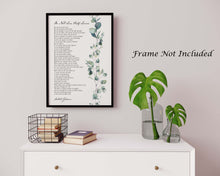 Load image into Gallery viewer, Do Not Love Half Lovers by Kahlil Gibran - Illustrated Poem Wall Art Poster Print - Physical Art Print Without Frame