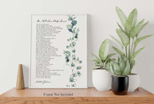 Load image into Gallery viewer, Do Not Love Half Lovers by Kahlil Gibran - Illustrated Poem Wall Art Poster Print - Physical Art Print Without Frame