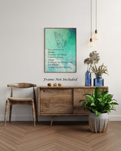 Load image into Gallery viewer, The Serenity Prayer Print - Reinhold Niebuhr - sobriety gift Alcoholics Anonymous twelve step recovery Physical Print Without Frame