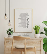 Load image into Gallery viewer, A Child Of Mine - Edgar Guest Poem - To All Parents Poem - Girl, Boy, Gender Neutral - Mourning, Grief or Bereavement Poem - Unframed