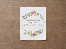 Load image into Gallery viewer, Rilke Quote - Let everything happen to you... No feeling is final Poem Art Poster Print - Physical Print Without Frame