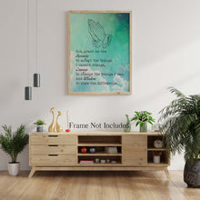 Load image into Gallery viewer, The Serenity Prayer Print - Reinhold Niebuhr - sobriety gift Alcoholics Anonymous twelve step recovery Physical Print Without Frame