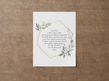 Load image into Gallery viewer, Chaplet of Divine Mercy Closing Prayer - Catholic Prayer - Christian wall art - Eternal God, in whom mercy is endless