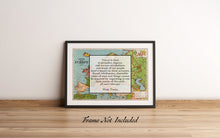 Load image into Gallery viewer, Mark Twain Quote - Travel is fatal to prejudice, bigotry, and narrow-mindedness - book lover Print for home library office wall Art UNFRAMED