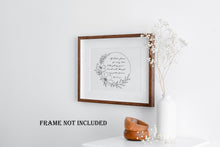 Load image into Gallery viewer, If I had a flower for every time I thought of you... Alfred Lord Tennyson Love Quote Poster Print - Thinking of you gift