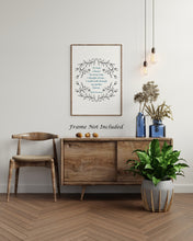 Load image into Gallery viewer, If I had a flower for every time I thought of you... Alfred Lord Tennyson Love Quote Poster Print - Thinking of you gift