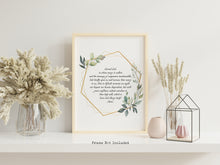 Load image into Gallery viewer, Chaplet of Divine Mercy Closing Prayer - Catholic Prayer - Christian wall art - Eternal God, in whom mercy is endless