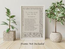 Load image into Gallery viewer, Do Not Stand At My Grave And Weep Memorial Poem By Mary Elizabeth Frye - Funeral, Grief and Bereavement Poem