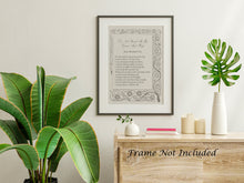 Load image into Gallery viewer, Do Not Stand At My Grave And Weep Memorial Poem By Mary Elizabeth Frye - Funeral, Grief and Bereavement Poem