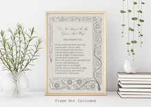 Load image into Gallery viewer, Do Not Stand At My Grave And Weep Memorial Poem By Mary Elizabeth Frye - Funeral, Grief and Bereavement Poem