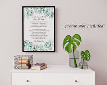 Load image into Gallery viewer, Do Not Stand At My Grave And Weep Memorial Poem By Mary Elizabeth Frye - Funeral, Grief and Bereavement Poem