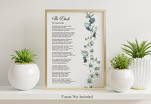 Load image into Gallery viewer, The Dash Poetry Print - Poem By Linda Ellis - Live Your Dash - Funeral Reading