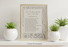 Load image into Gallery viewer, Do Not Stand At My Grave And Weep Memorial Poem By Mary Elizabeth Frye - Funeral, Grief and Bereavement Poem